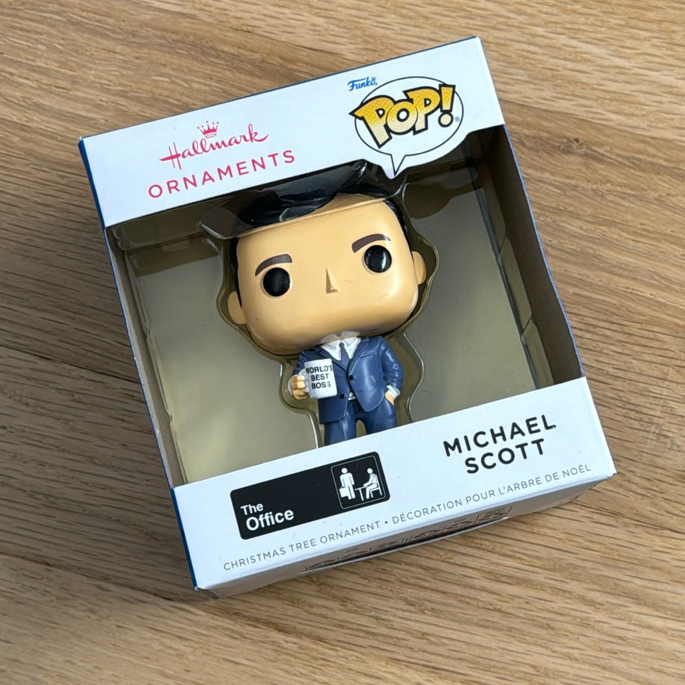 NIB - Funko Pop Michael Scott Hallmark Ornament